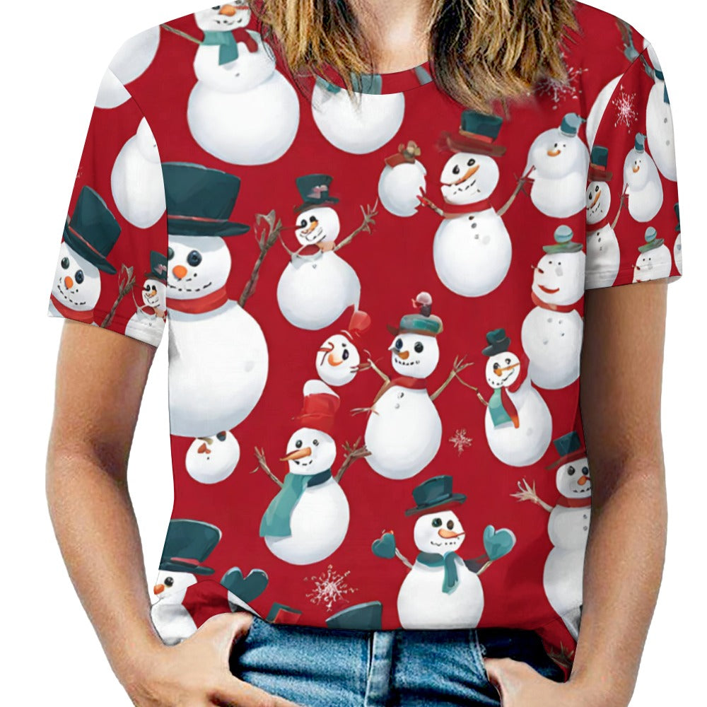 
                  
                    Women's Snowman T-Shirt
                  
                