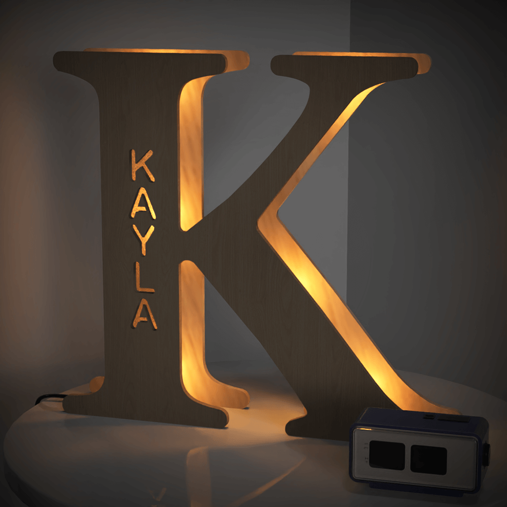 
                  
                    Personalized Name Wooden Letter Night Light 28CM
                  
                