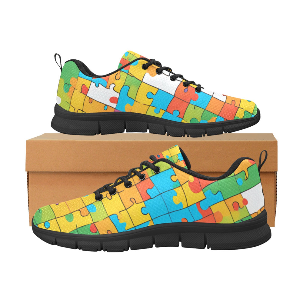Women's Breathable Jigsaw Puzzle Sneakers – Freaky Fanatics