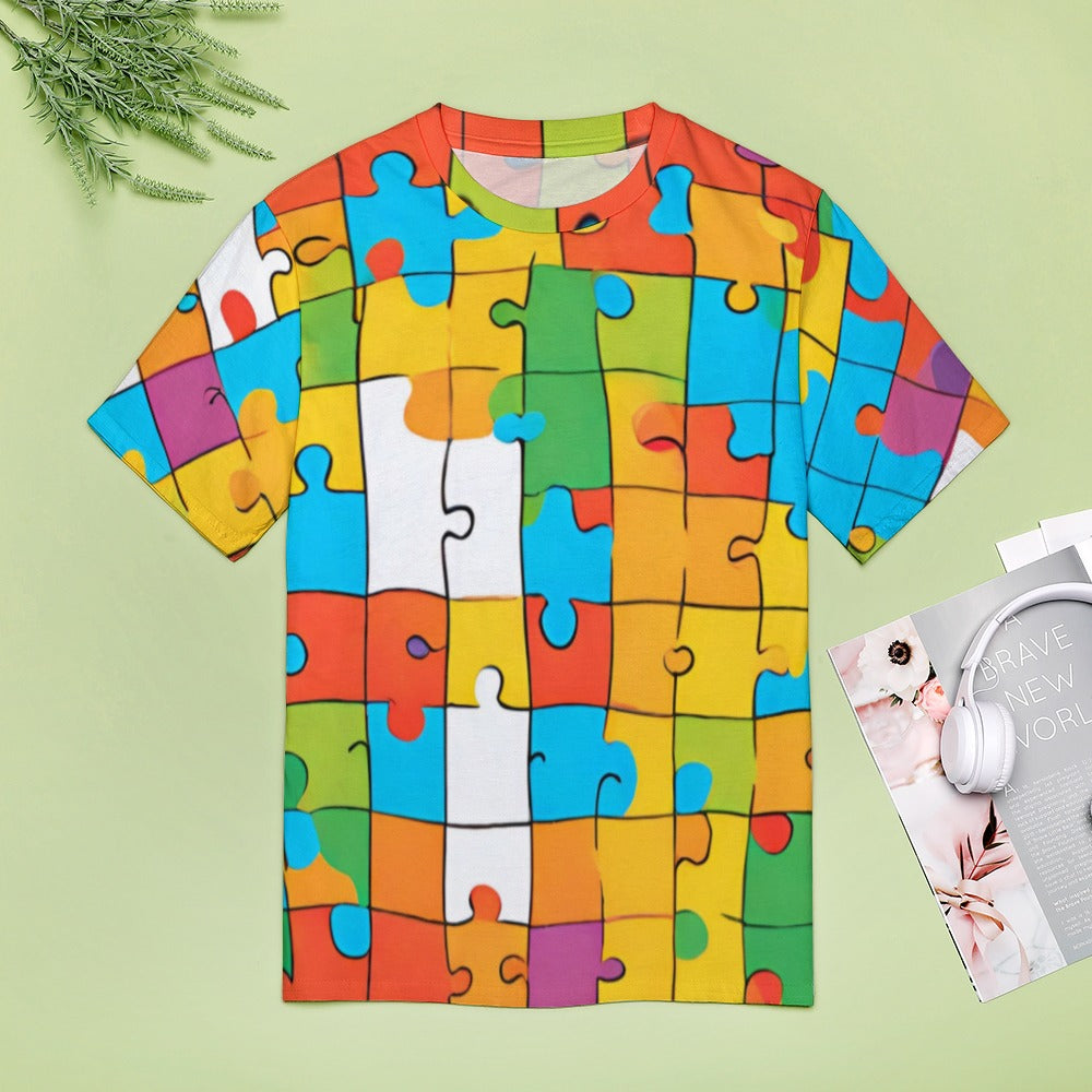 Women's Jigsaw Puzzle T-Shirt