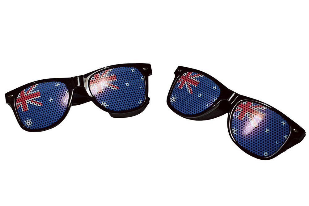 Australian Flag Novelty Glasses Freaky Fanatics